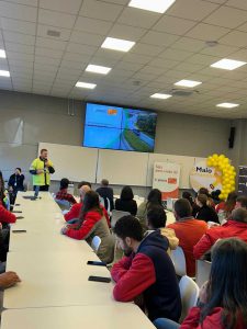 Palestra com orientações.