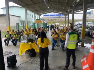 Palestra com orientações.
