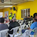 Palestra com orientações.