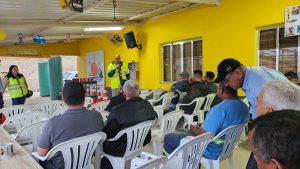 Palestra com orientações.