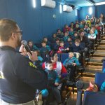 Visita Carreta Cinema e Mini Cidade PRF
