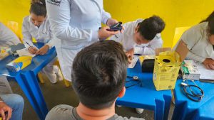 Exames básicos de saúde.