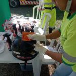 Higienização de capacetes