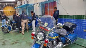 Visita as motos da PRF