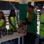 Distribuição de itens de segurança