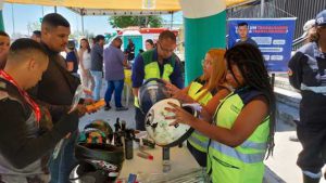 Higienização de capacetes