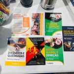 Panfletos educativos da ação