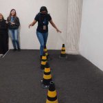 Prática com óculos simuladores