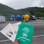 Ação e materiais distribuídos