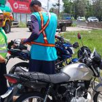 Distribuição do material de Segurança