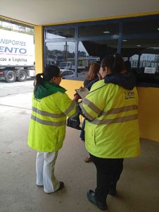 Preenchimento do formulário.