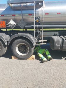 Verificação do sistema de freios.