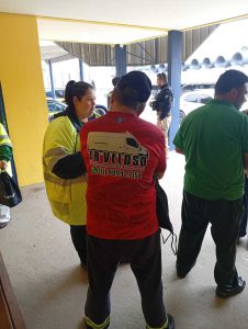 Preenchimento do formulário.