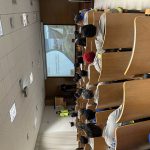 Colaboradores da empresa Eleng sendo orientados.