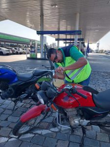 Aplicação da antena corta pipa