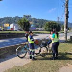 Orientado sobre trafegar, se exercitar por locais adequados e o uso de EPIs.