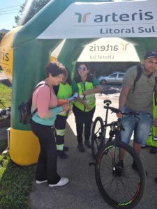 Usuários devidamente orientados sobre trafegar, se exercitar por locais adequados e o uso de EPIs.