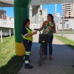 Usuários devidamente orientados sobre trafegar, se exercitar por locais adequados e o uso de EPIs.