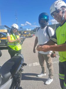 Usuário orientado e instalação da antena corta pipa.