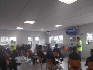 Momento de orientação rodoviário.