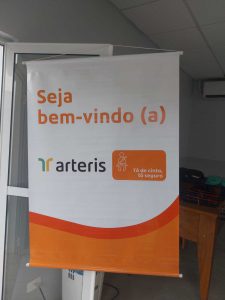 Entrada com identificação da ação.
