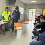 Momento do Uso do Óculos Simulador.