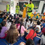 visita da equipe de APH (atendimento pré-hospitalar) que ministrou informações sobre os primeiros socorros, números importantes a serem ligados no caso de ocorrências de urgência e emergência.