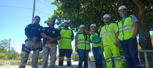 Equipe e parceiros da ação