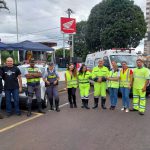 Equipe Arteris ViaPaulista, PMRV, Resgate, Núcleo Engenharia e Honda Moto Zema em Franca