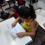 a meninada já estava escolhendo sua atividade preferida