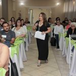 Trabalhando os conteúdos com os educadores.