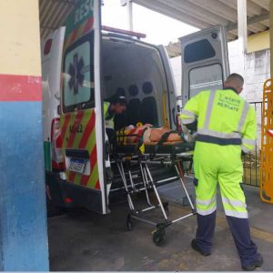 Simulação de atendimento pré hospitalar pela equipe BR Vida.