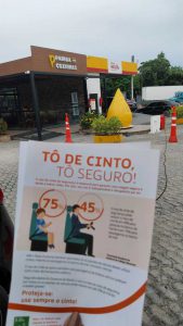 Materiais utilizados durante a ação