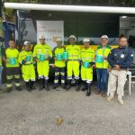 Equipe Arteris e PRF durante a Ação