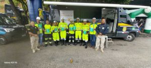 Equipe Arteris e PRF durante a Ação