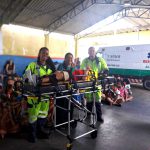 Simulação de atendimento pré hospitalar pela equipe BR Vida.