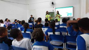 Palestra sobre uso consciente da Água