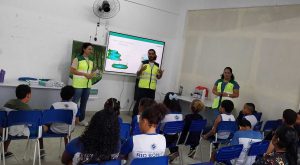 Palestra sobre uso consciente da Água