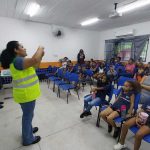 Palestra sobre conscientização do uso da água