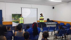 Palestra sobre conscientização do uso da água