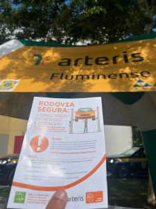 Material usado durante a ação