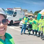 Equipe Arteris presentes na ação