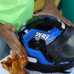 Higienização de capacete