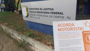Panfleto da ação