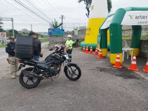 Abordagem e Fiscalização do Usuário motociclista.