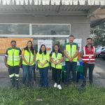 Equipe pronta para atendimento a nossa ação.
