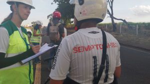 Durante a ação, foi realizado cadastro e coleta de dados para pesquisa