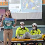 Equipe do Resgate da concessionária demonstrando o trabalho de socorro realizado nas rodovias