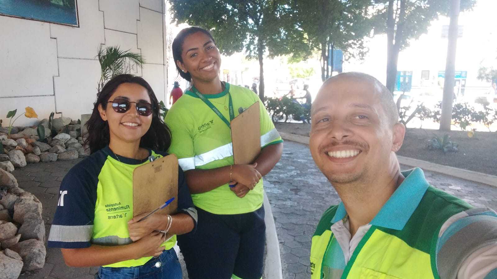 Equipe na ação