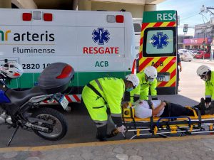 Simulação de Acidente e Resgate